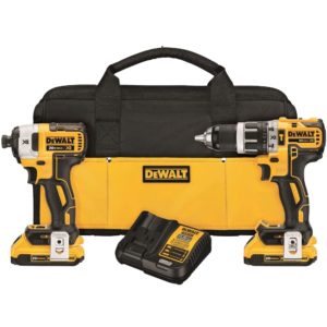 barreno percutor rotomartillo dewalt combo dck287 atornillador de impacto