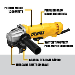 002 pulidora dewalt de 4-1-2 pulgadas de 1200w watts industrial dwe4212-b3