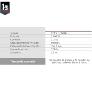 aspiradora aksi industrial de acero inoxidable 1400w ferromaya guatemala