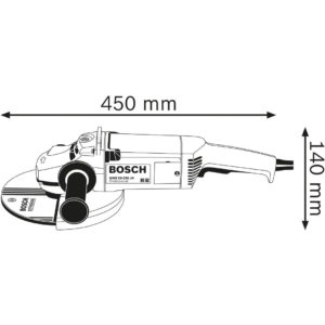 pulidora amoladora angular gws 20-230 industrial bosch 2000w
