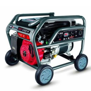 generador electrico planta de luz aksi industrial con ruedas de 3500w 6.5 hp