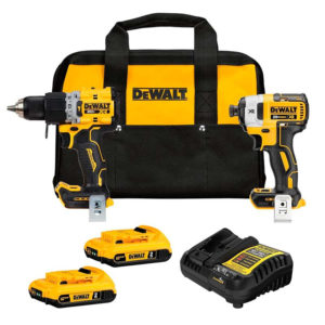 Barreno Percutor y Atornillador de Impacto DEWALT Inalámbrico 20V XR COMBO DCK2490D2, dck2490d2 combo barreno atornillador percutor de impacto dewalt 20v xr guatemala precio