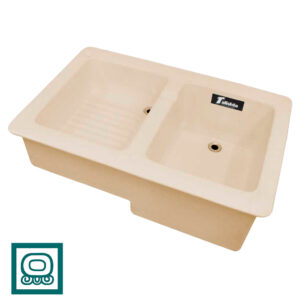 lavadero talishte beige para ropa sobreponer