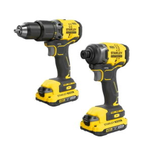 03 barreno taladro y atornillador de impacto stanley 20V brushless combo SBDI461D2S-B3