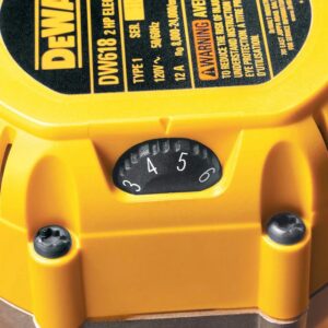 05 router rebajadora rebordeadora dewalt para madera con mango tipo d 2-1-4 HP dw618D