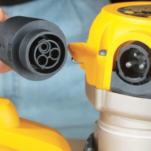 07 router rebajadora rebordeadora dewalt para madera con mango tipo d 2-1-4 HP dw618D