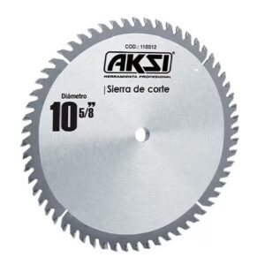 Disco de Sierra Circular AKSI Madera 10" X 60T Dientes de Carburo 118512, Guatemala, Ferromaya