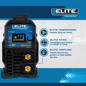 soldadora electrica inverter elite de 200 amperios si7200xp