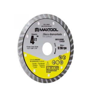 Disco Diamantado MAXTOOL Turbo 4½"