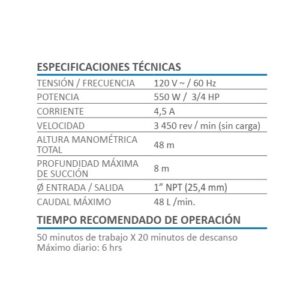 FERROMAYA AKSI BOMBA PERIFERICA 0.75HP 06