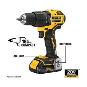 barreno inalambrico dewalt atomic con percutor mochila y cargador 2 baterias brushless DCD709C2 00