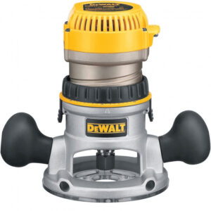 router para madera o rebajadora dewalt de base fija dw616