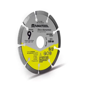 Disco Diamantado Maxtool de 9" Segmentado