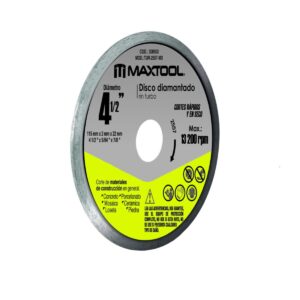 Disco Diamantado MAXTOOL Continuo 4½"