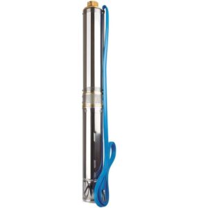 bomba sumergible 1hp tipo bala aksi para pozo profundo de 70 metros con panel 191362 750w acero inox