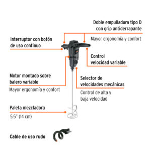 Mezclador batidor mezcladora electrica truper industrial 1500w 101519 ferromaya quetzaltenango guatemala