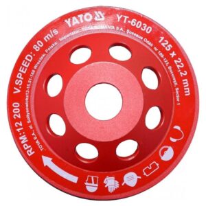 Copa Diamantada YATO Doble Fila 4½"
