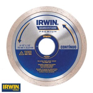 Disco Diamantado IRWIN 4½"continuo