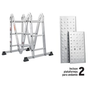 Escalera TRUPER Multifuncion con Andamio 16' 101906