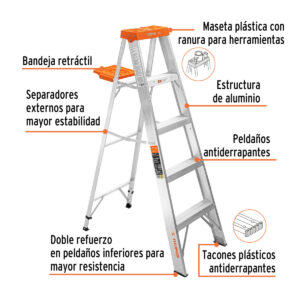 Escalera TRUPER tipo tijera tipo 2 5' 10264