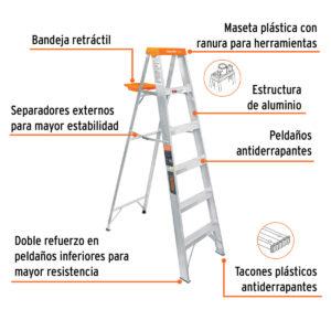 Escalera TRUPER tipo tijera tipo 2 6' 10335