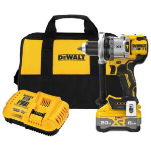 01 Barreno Taladro Percutor DEWALT Inalambrico 20V Max XR 8ah DCD1007WW1