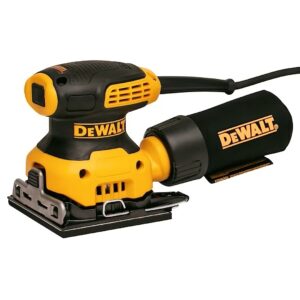 01 Lijadora Orbital DEWALT de Palma 1/4 de Hoja DWE6411-B3