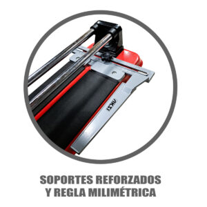 cortador de piso azulejo de ceramica aksi profesional de 24" 60 cm reforzado con baleros 104332