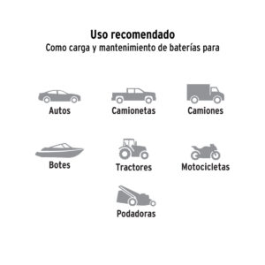 cargador de baterías truper expert de 200A 12v 19589