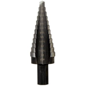 02 broca escalonada para metal aluminio cobre irwin 4 de 12 pasos 10234