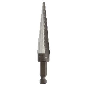 02 broca escalonada para metal, plastico, perfil, aluminio cobre IRWIN Uibit de 1-8 a 1-2 10231