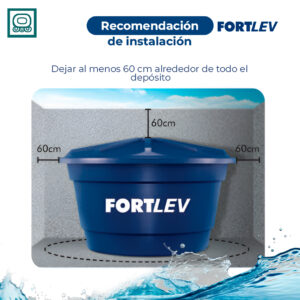 07 DEPOSITO TINACO TANQUE FORTLEV LITROS AZUL GUATEMALA PARA AGUA INSTALACION