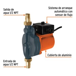 bomba de agua presurizadora truper de 1-6hp presurizador 14635 03