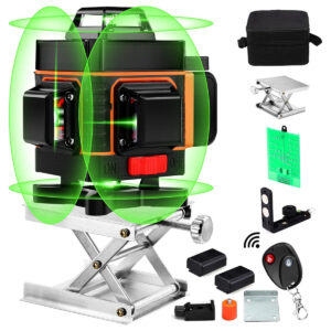 00 Nivel Laser Verde ELIKLIV nivel laser nivelador laser verde elikliv 4d 360 x 4 16 lineas verdes con control remoto y accesorios