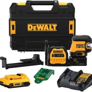 01 nivel laser verde nivelador lineas cruzadas y 5 puntos dewalt 12v 20v kit con bateria y cargador DCLE34520G