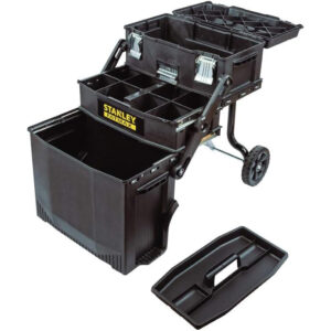 03 caja para herramientas stanley fatmax gabinete movil y mesa de trabajo 4 en 1 020800R