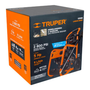 06 hidrolavadora truper a gasolina 2800 psi 5hp profesional 12908