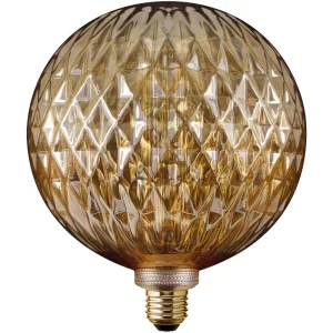 01 foco vintage globo grande panal aksi luz calida decorativo dimeable enroscable ambar 122163