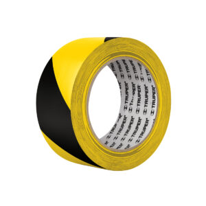 002 CINTA DELIMITADORA truper adhesivo amarillo y negro 12597 FERROMAYA GUATEMALA