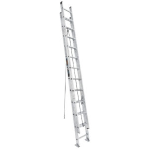 01 escalera extensible de aluminio truper de extension extendible precio guatemala tipo III 150Kg 24 pies escalones ESE-24