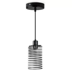 01 lampara para techo decorativa colgante aksi tipo resorte spring moderna luminario decorativo 125163