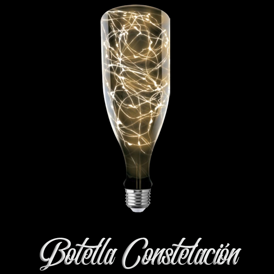 Foco Decorativo Vintage AKSI LED Estilo Botella Constelación 122141 - Imagen 2