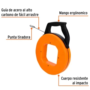 02 guia pasacable de acero truper para cable jalacable 17751 15 metros 15m GUIA-15 guatemala