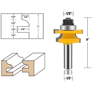 04 juego de cuchillas para hacer puertas panel y marco union 4390318 3 piezas para router o trompo raiz 1-2 guatemala