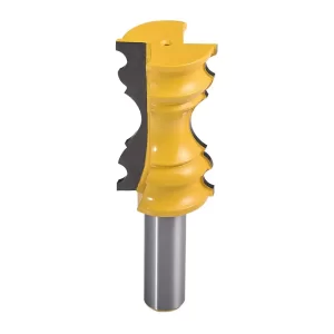 Cuchilla de Moldura Decorativa Corona CROWN y Rieles de Silla Raíz 1/2″,fresa router 1/2, cuchilla para router 1/2, fresa moldura decorativa, molduras de madera, herramienta carpintería madera, cuchilla decorativa, fresa chair rail Ferromaya guatemala