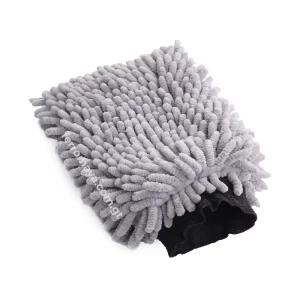 Guante de Microfibra CarrOk con Doble Textura 27×21cm Súper Absorbente Multiuso, Guante de limpieza, Guante para auto, Guante absorbente, Accesorio de limpieza, Limpieza automotriz, car wash, Limpieza hogar, Guante lavable