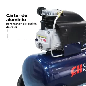 Compresor de Aire Campbell Hausfeld 50 Litros 120V 2 HP con Pistola y Manguera DC500100DI, Compresor de aire, Campbell Hausfeld, Compresor 50 litros, Pintura automotriz, Flujos de aire estables, compresor de aire 2 HP, Presión máxima 125 PSI, Guatemala, Ferromaya