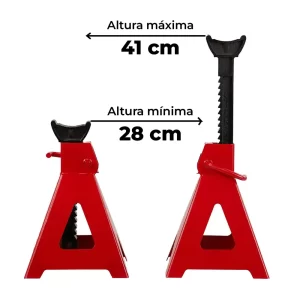Juego de 2 torres para auto AKSI 3 toneladas soporte mecánico, Torres de elevación, Torres para auto, Elevador de coches, Accesorios mecánicos, Juego de torres AKSI, DIY automotriz, Herramientas para taller mecánico