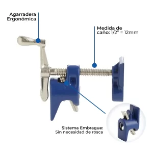 Prensa para tubo IRWIN 1/2", Prensa para tubos, Sargento de tubo Irwin, Sujeción de madera, prensa sargento irwin de 1/2", Herramienta de carpintería, sargento para tubo con Sistema de bloqueo, Guatemala, Ferromaya