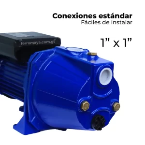 Bomba Rieti Tipo Jet ¾ HP Autocebante Flujo constante JET80S, bomba de agua tipo jet, bomba JET RIETI, bomba autocebante rieti, bomba de presión para hogar, bomba de agua jet autocebante, guatemala, Ferromaya